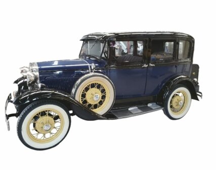 Ford 1930 ombouw setje massa positief aan het chassis 6 volt. (Ford.01.HAM)