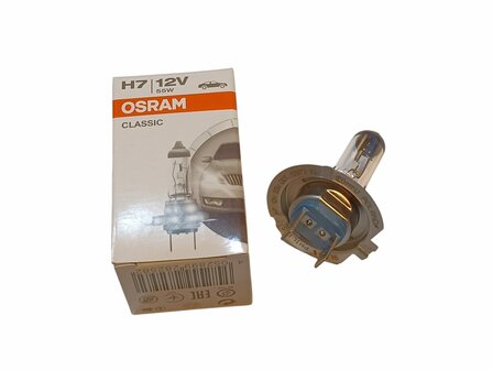 H7 gloeilamp merk OSRAM 55 Watt 12 volt