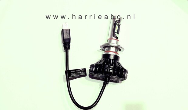 H7 12 volt voorlamp met 6 stuks Philips Z-ES leds 60 watt met maar liefst 4600 lumen. (12.H7.00.GW.03)