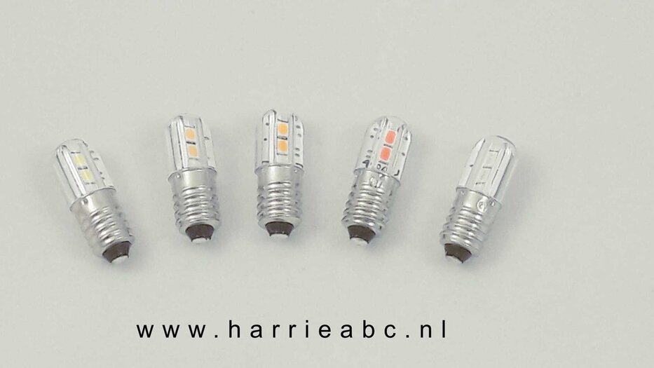 E10 12 Volt 5 Watt In Diverse Kleuren 12 E10 05 Oo 41 Harrieabc